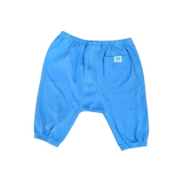 Gymboree Baby Pants – Size NB, Blue, 100% Cotton with Elastic Waist & Tag Detail - Picture 2 of 3